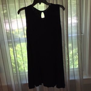 Navy sleeveless dress